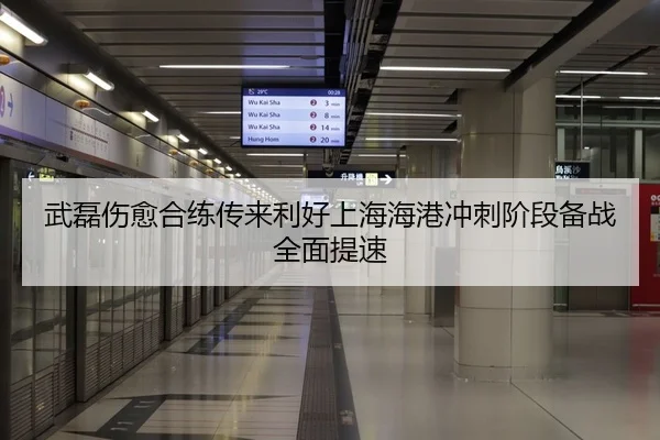 武磊伤愈合练传来利好上海海港冲刺阶段备战全面提速
